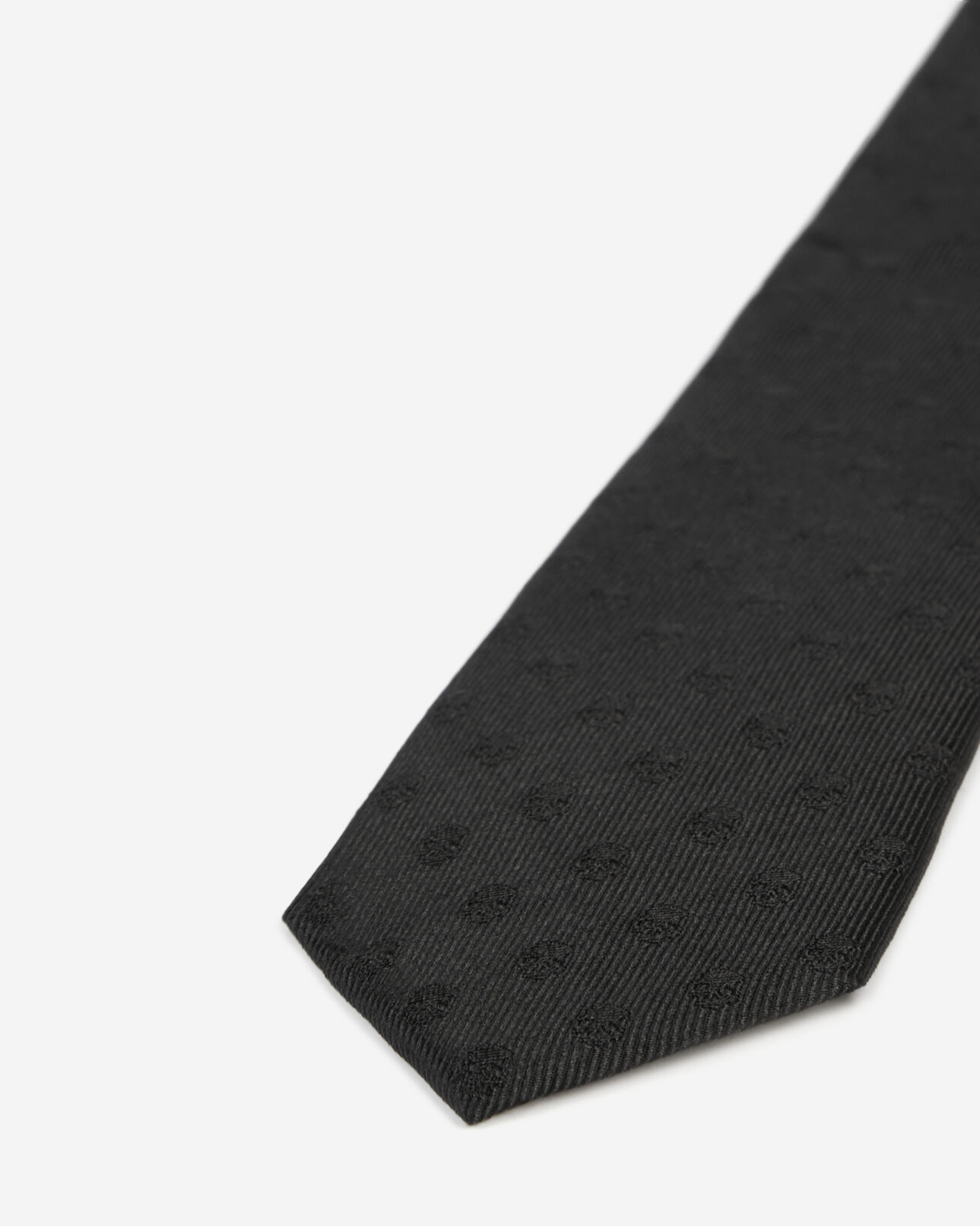 The Kooples HOMBRE BLACK corbata de seda negra