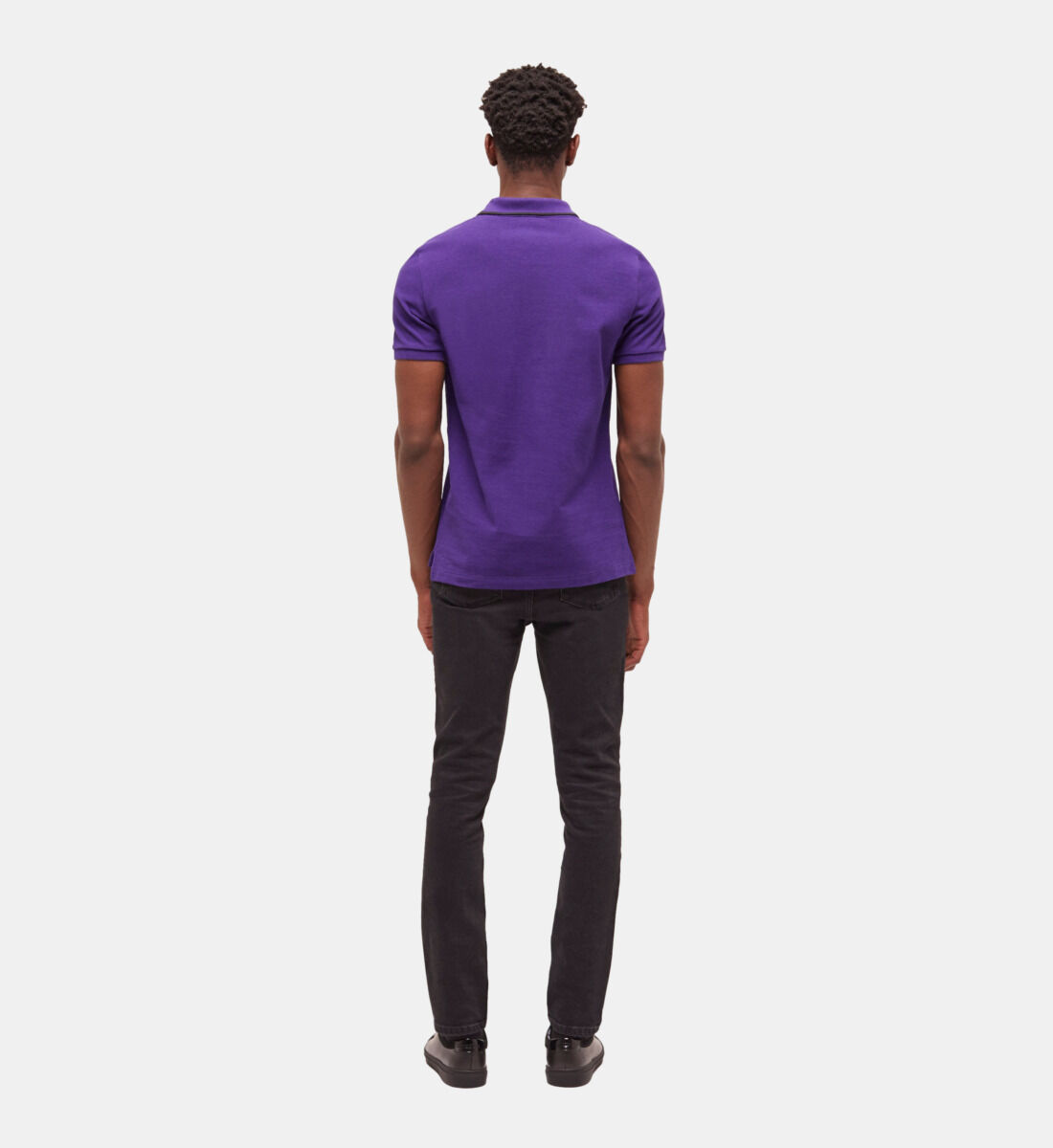 Purple polo shirt with pocket shop