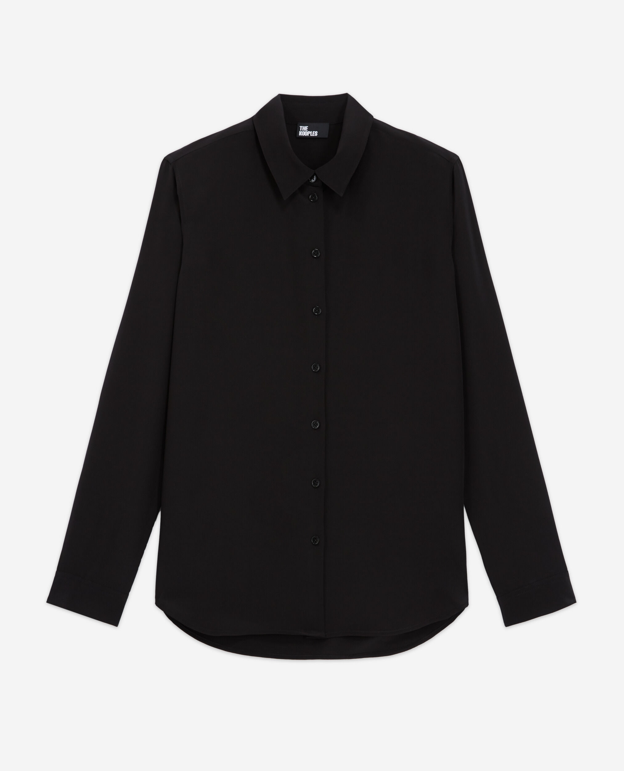 Chemise en 2025 soie noire femme