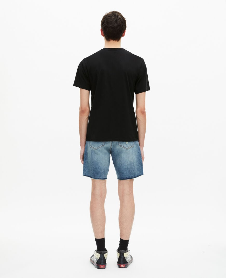 The Kooples HOMME BLACK t-shirt avec logo noir