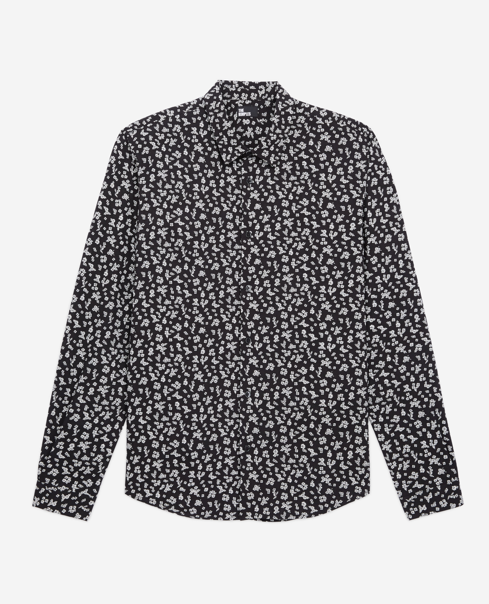 Printed shirt, BLACK-ECRU, hi-res image number null