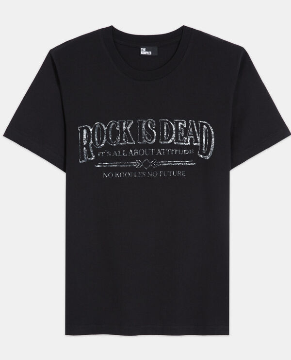 t-shirt sérigraphié noir