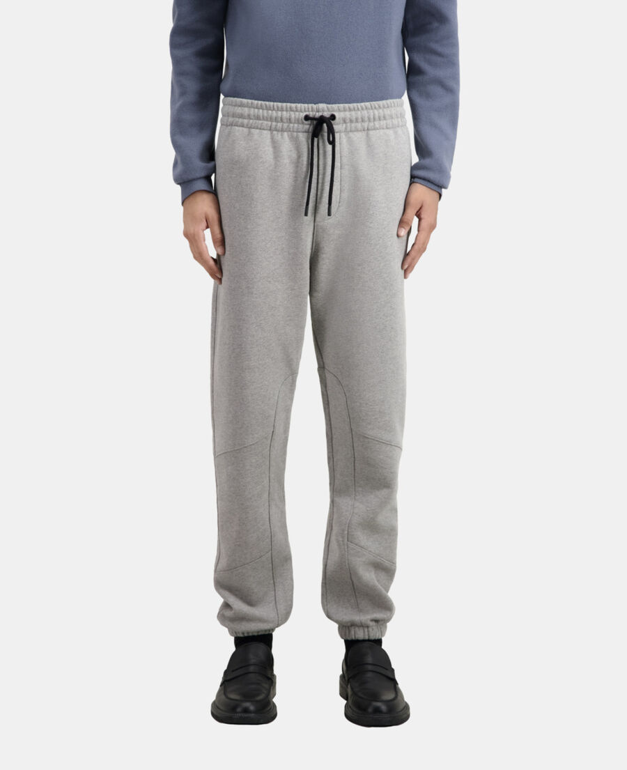 The Kooples HOMME GREY MELANGE jogging biker gris