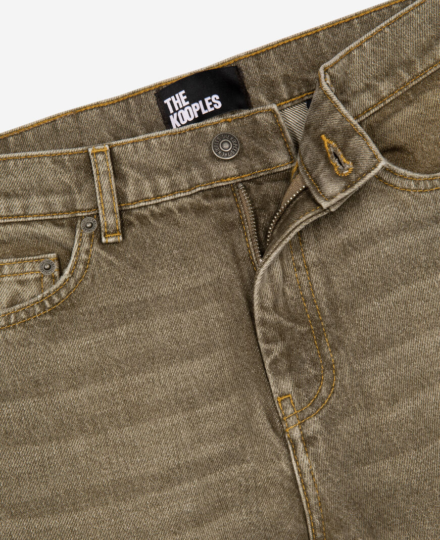 The Kooples WOMEN OLIVE olive slim jeans
