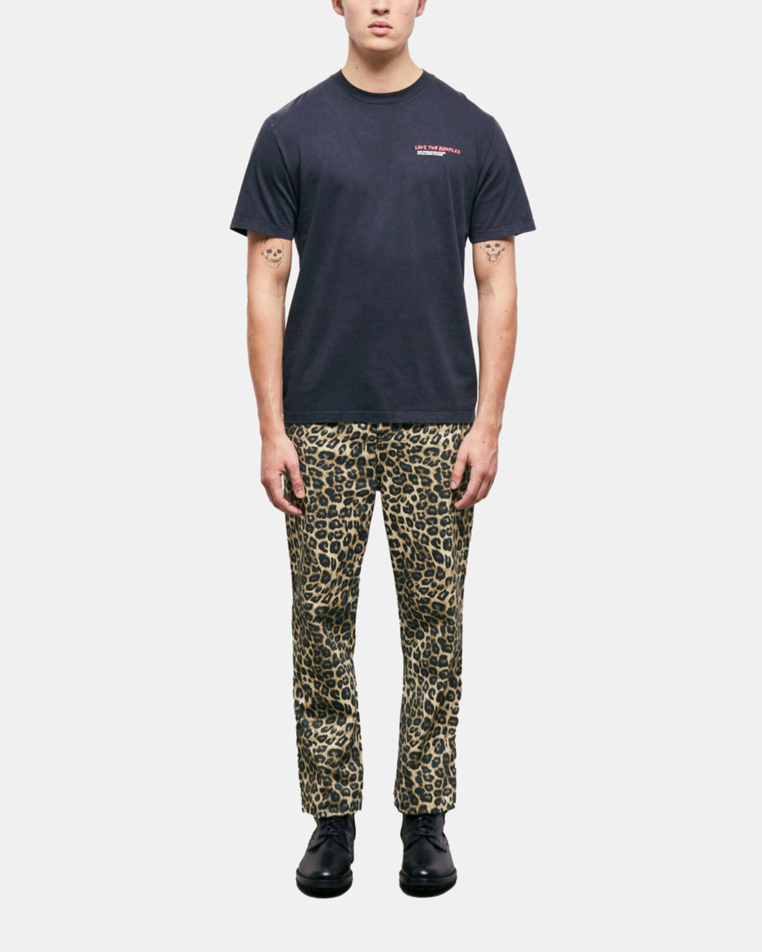 T-shirt Homme Love Kooples noir, BLACK WASHED, hi-res image number null