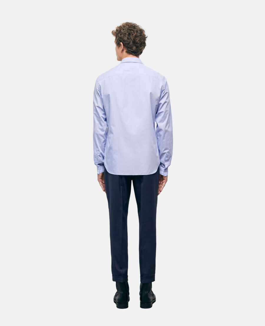chemise col classique à rayures