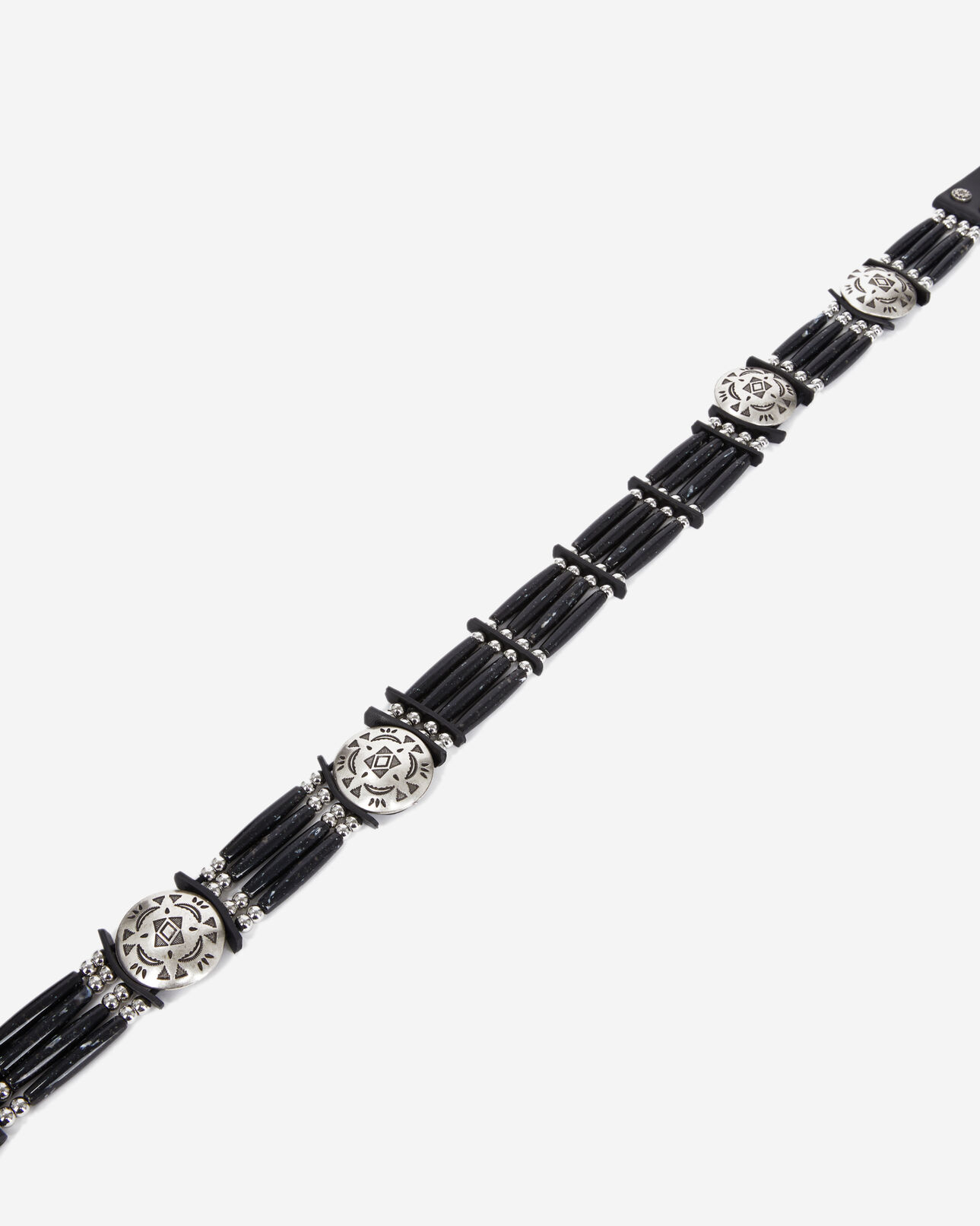 The Kooples FEMME BLACK ceinture large en cuir noire