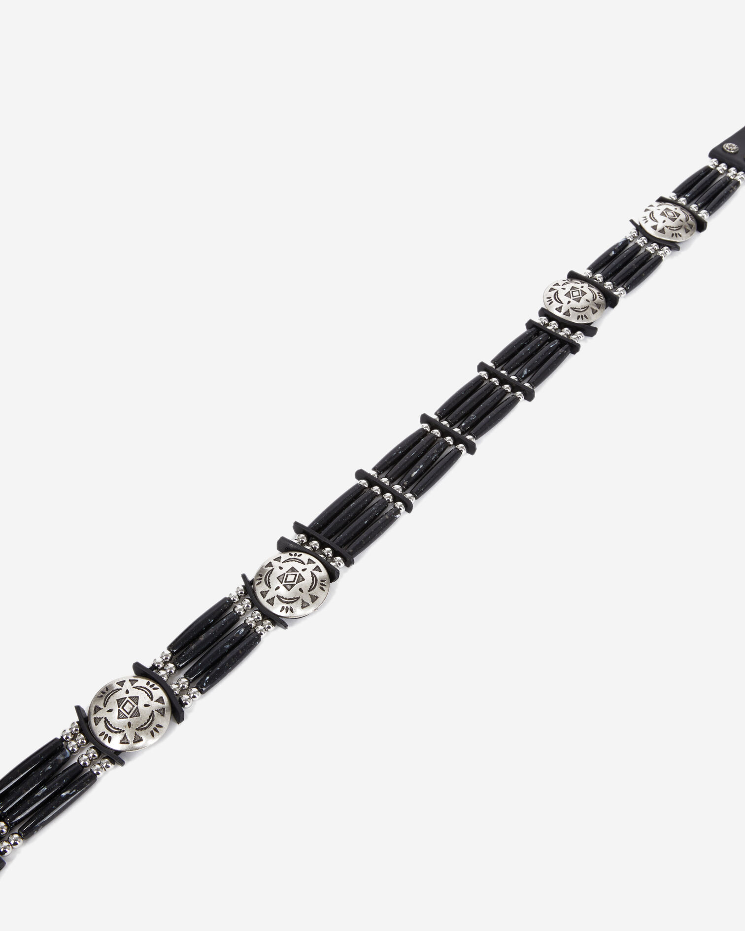Ceinture large en cuir noire, BLACK, hi-res image number null
