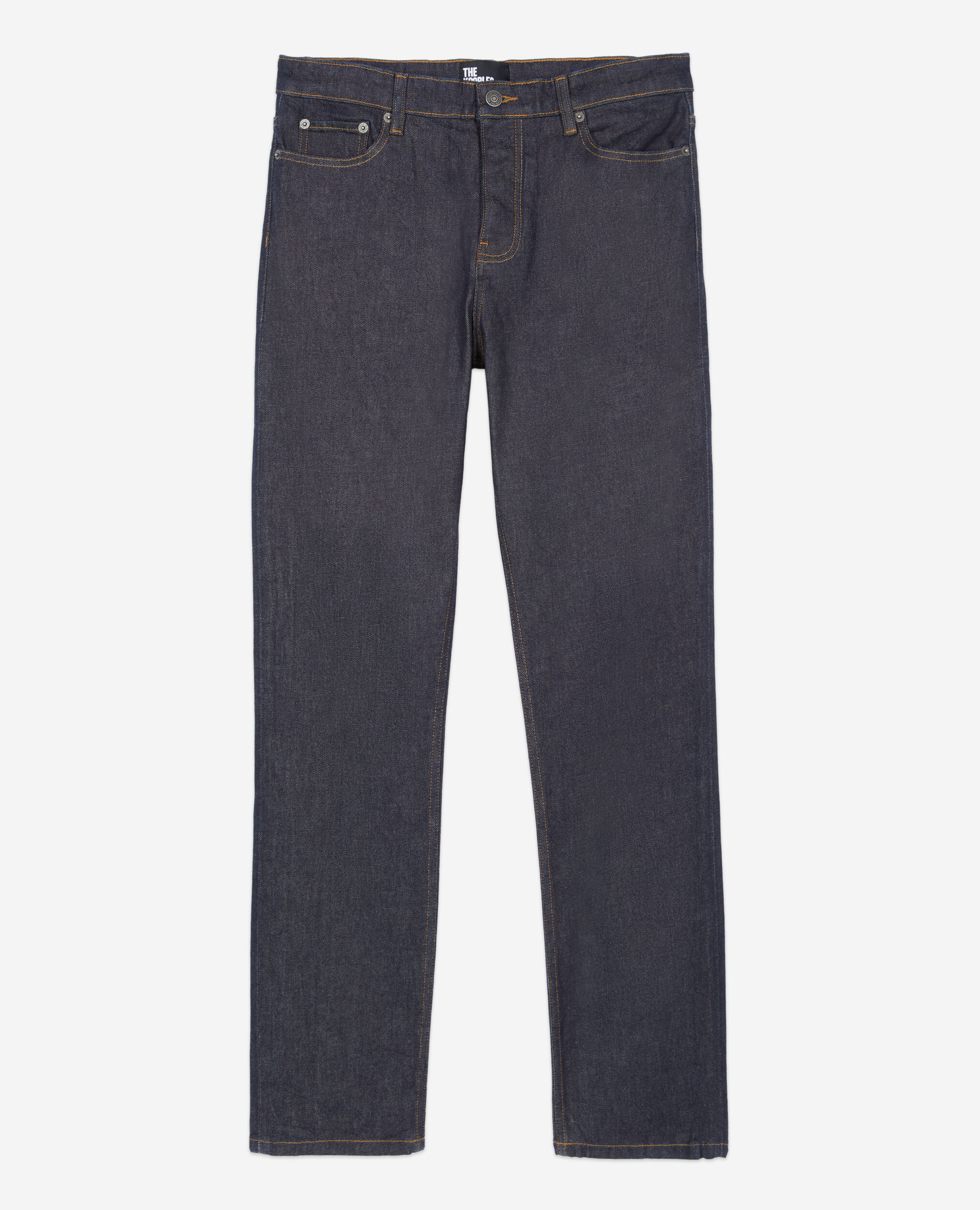 Denim blue slim jeans, BLUE RINSE, hi-res image number null