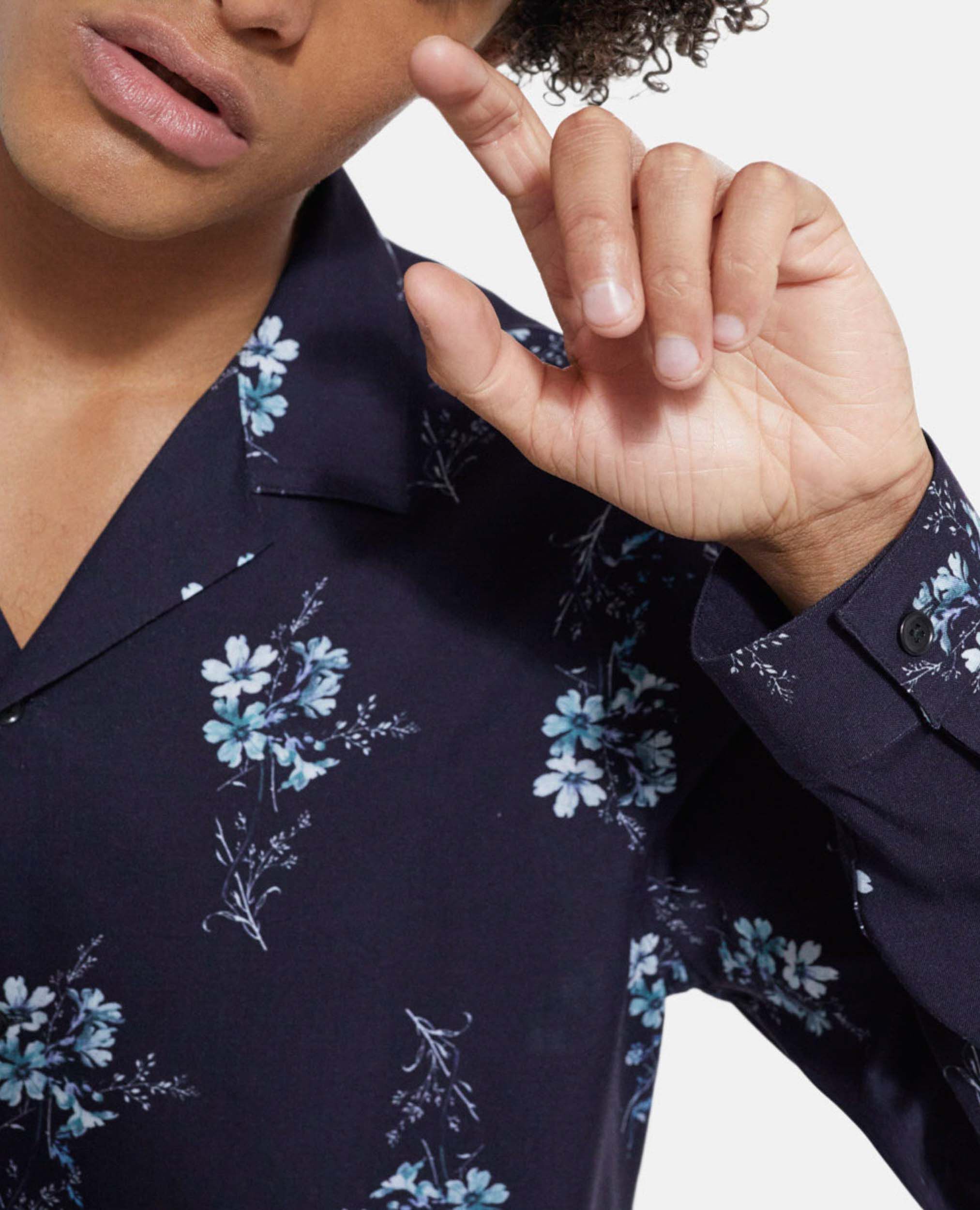 H&m floral shirt sales
