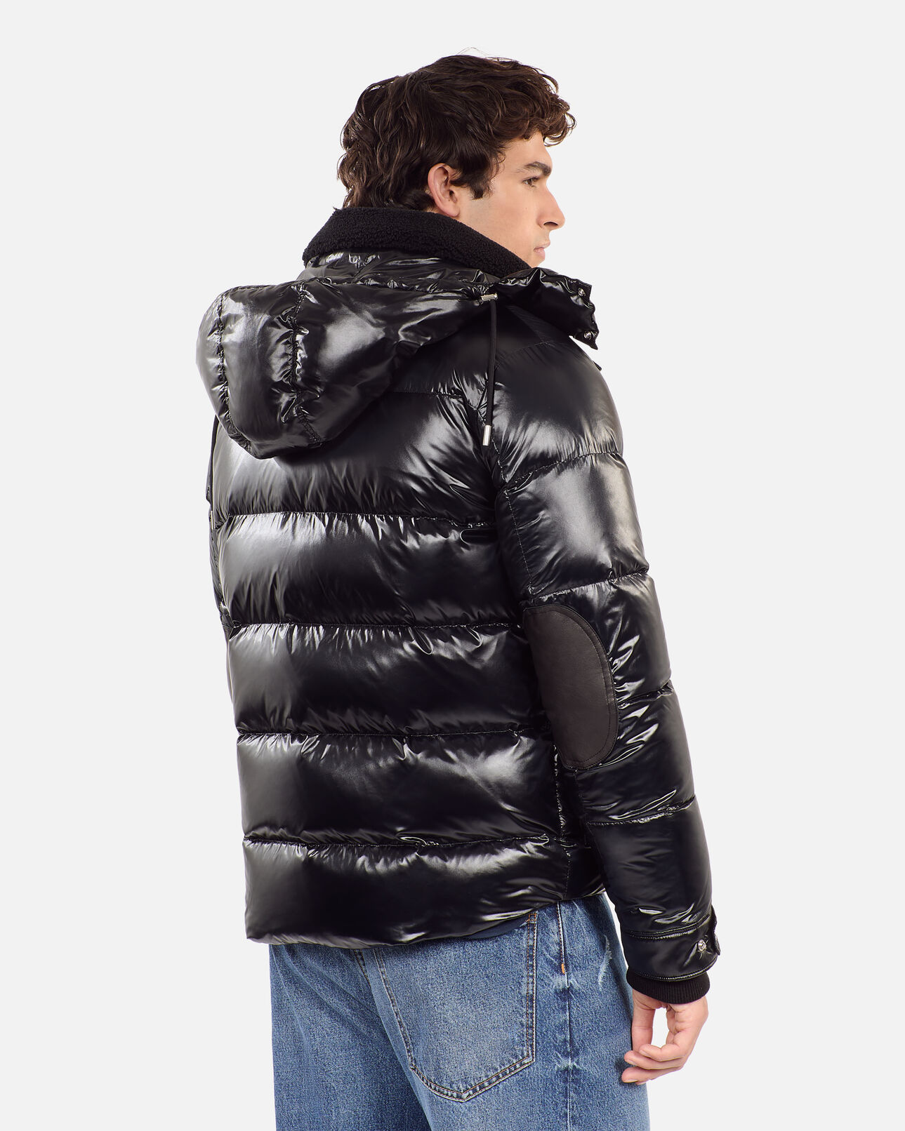 The Kooples MEN BLACK black blazon down jacket