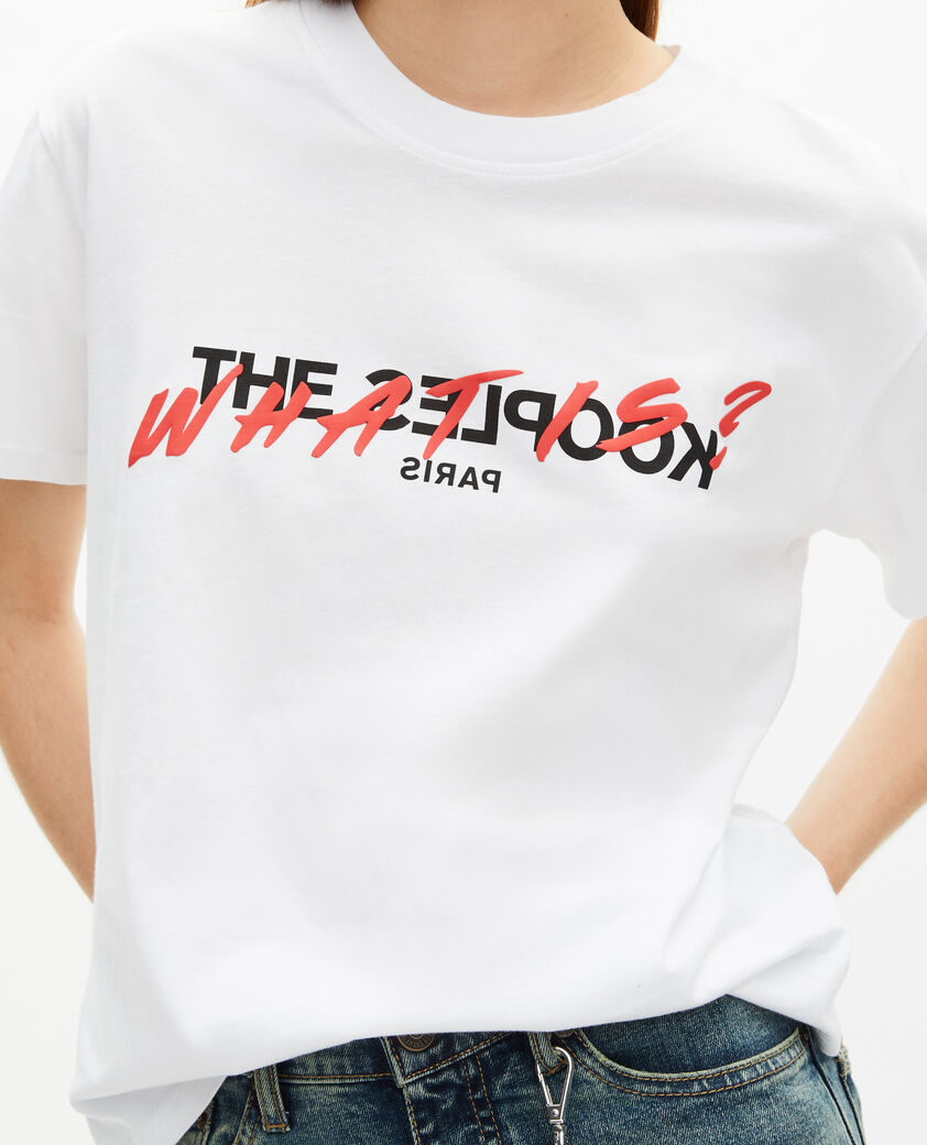 The Kooples MUJER WHITE camiseta what is blanca