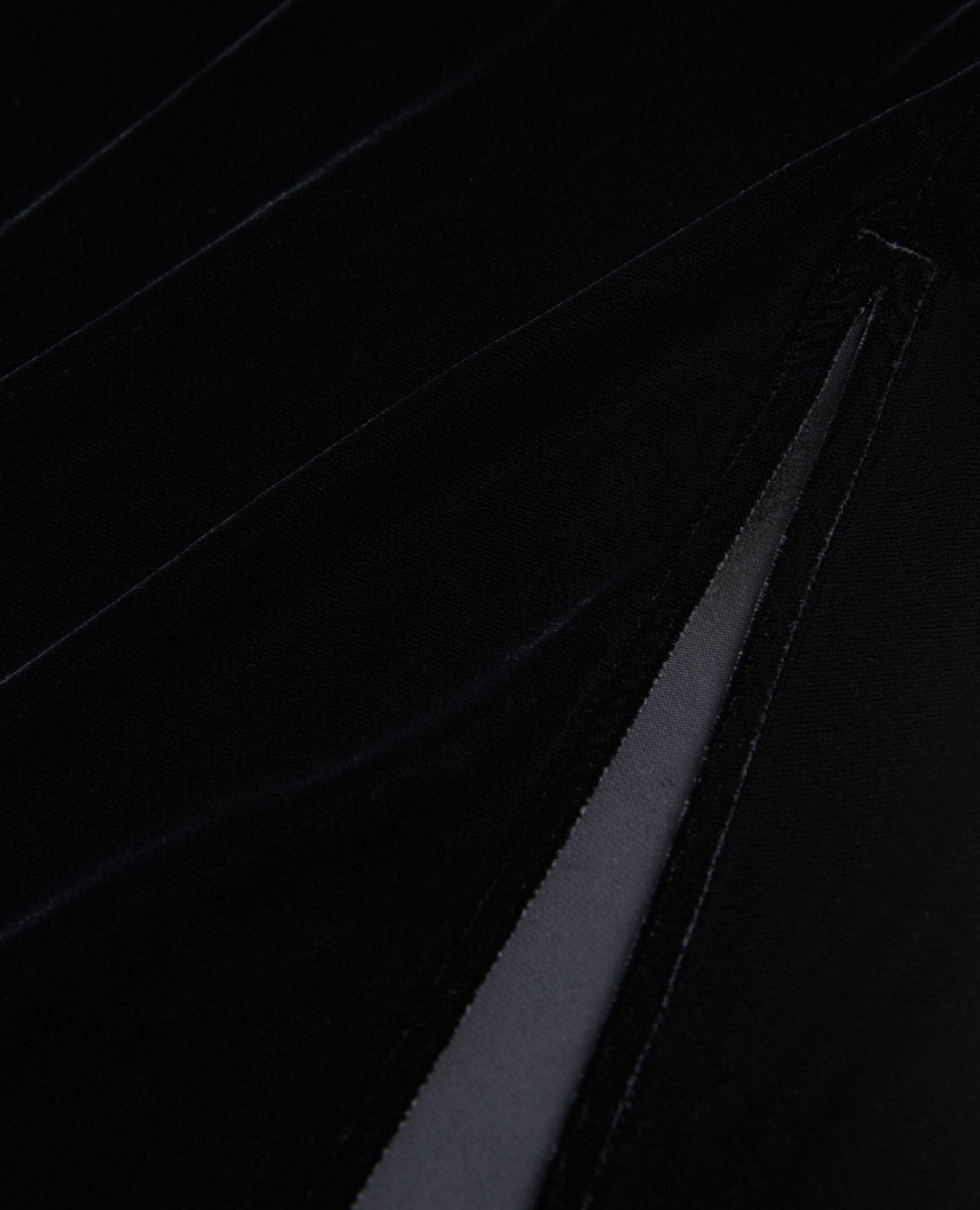 Jupe longue en velours noire, BLACK, hi-res image number null