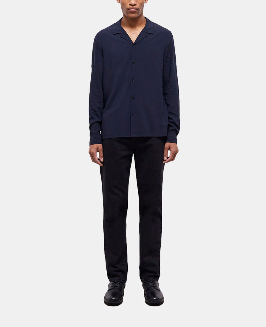The Kooples HOMME NAVY chemise bleue