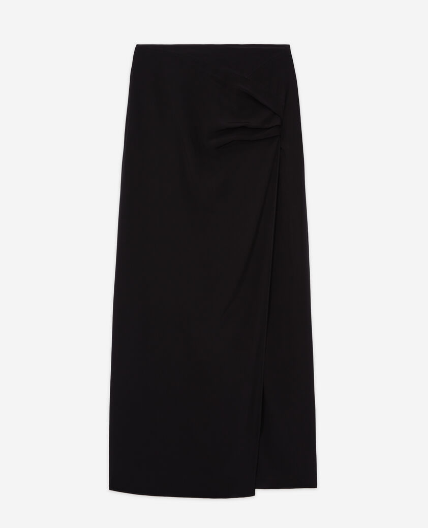 The Kooples FEMME BLACK jupe longue noire