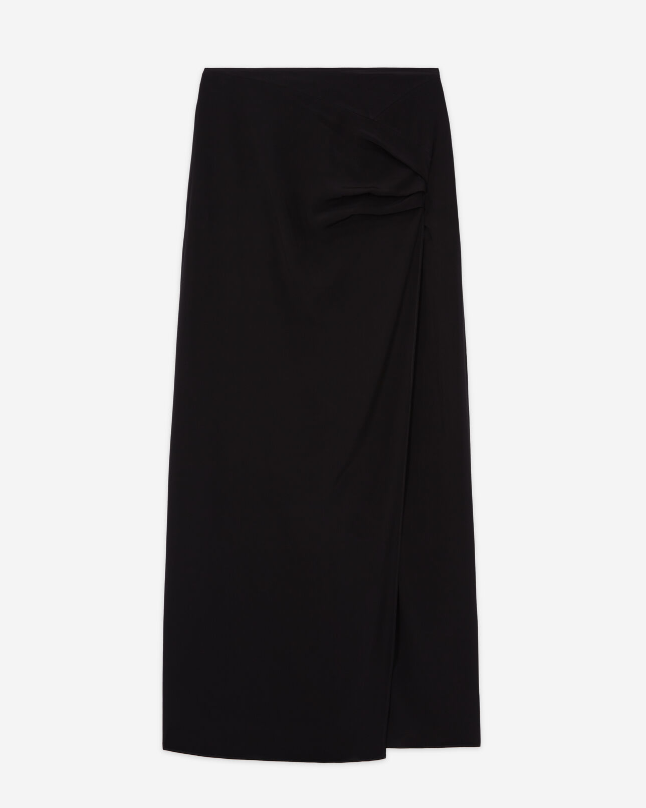 The Kooples WOMEN BLACK long black skirt