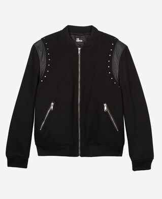 The Kooples H BLACK black jacket with studs