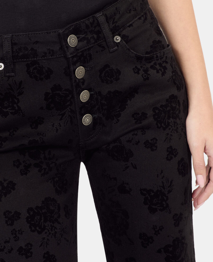 The Kooples WOMEN BLACK black flare jeans