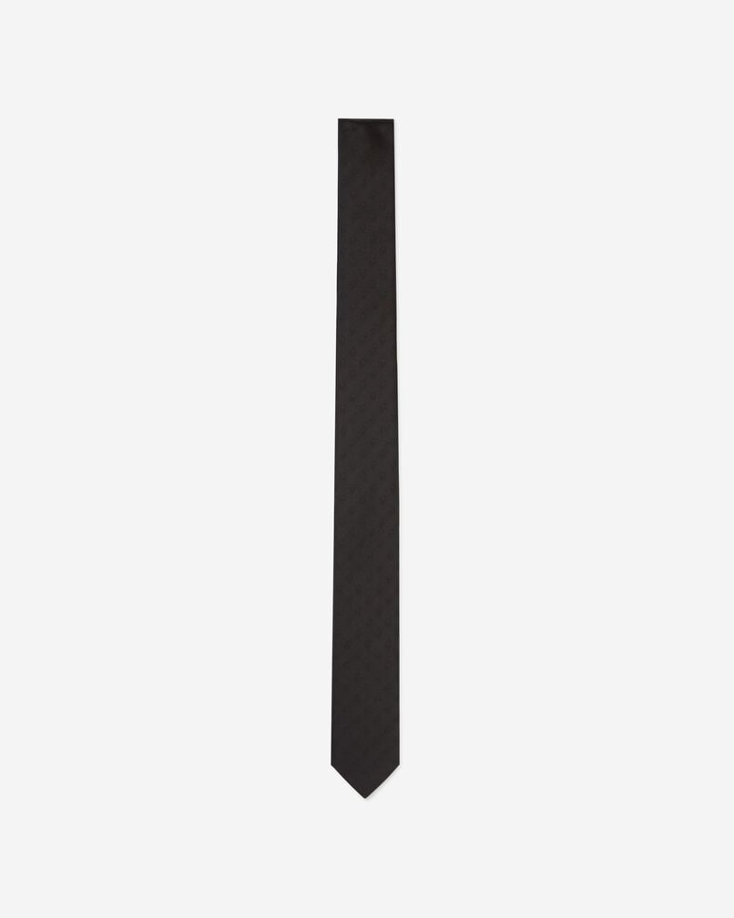 The Kooples HOMME BLACK cravate en soie noire