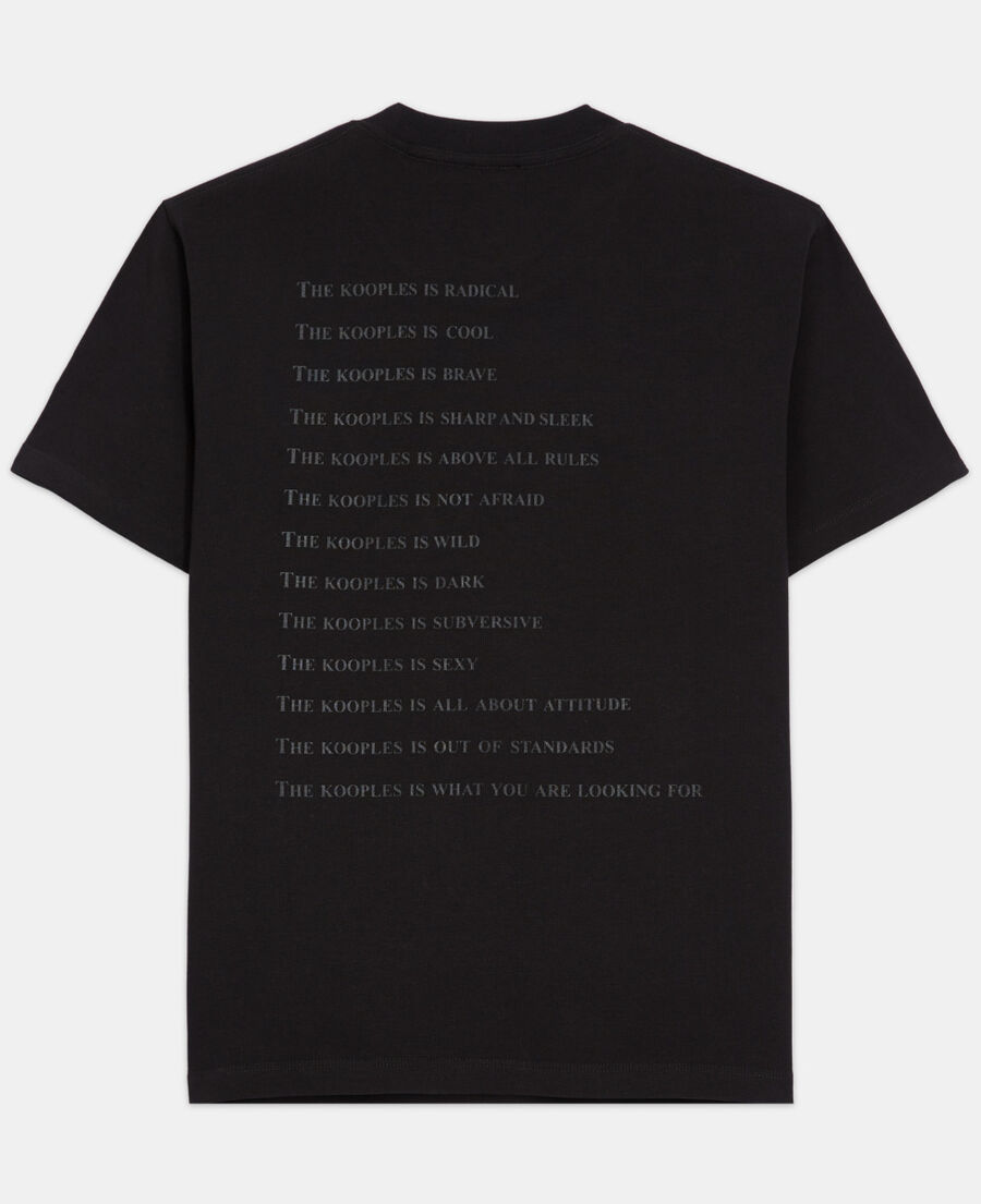 black and leopard print what is t-shirt