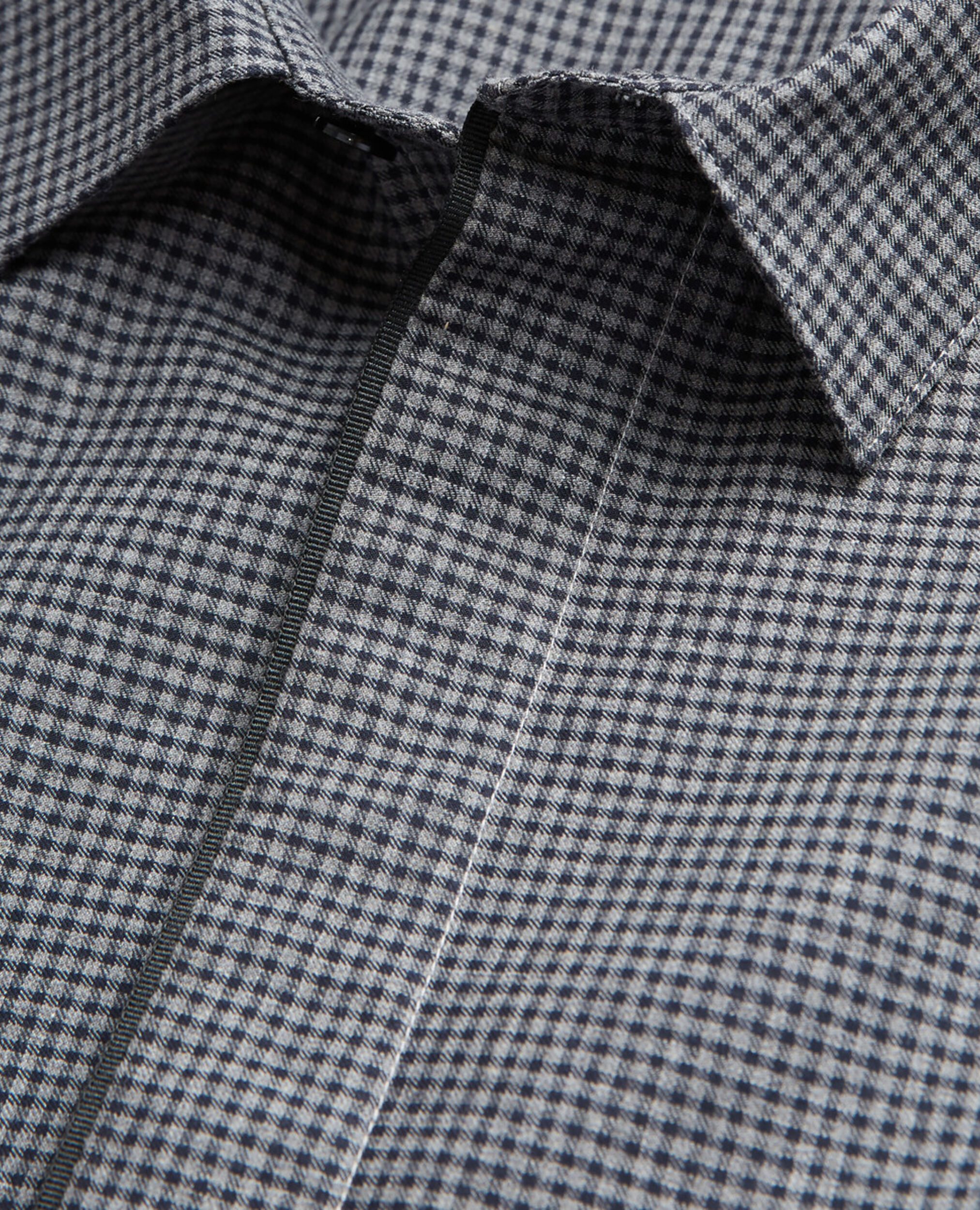 Black shirt with classic collar, DARK GREY, hi-res image number null