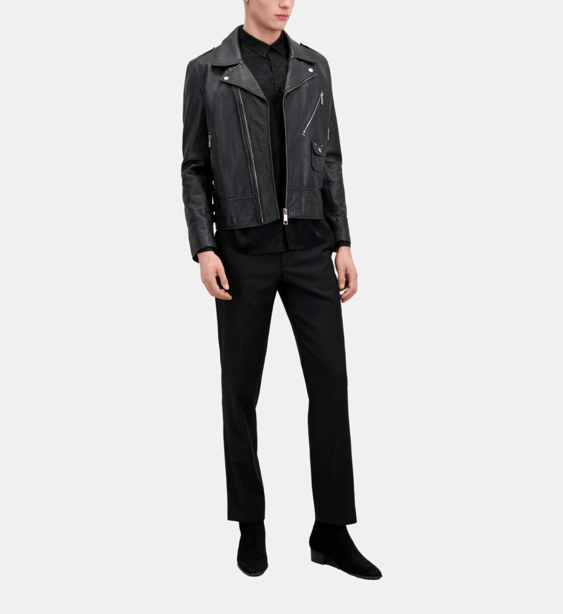 Blouson cuir 2025 biker