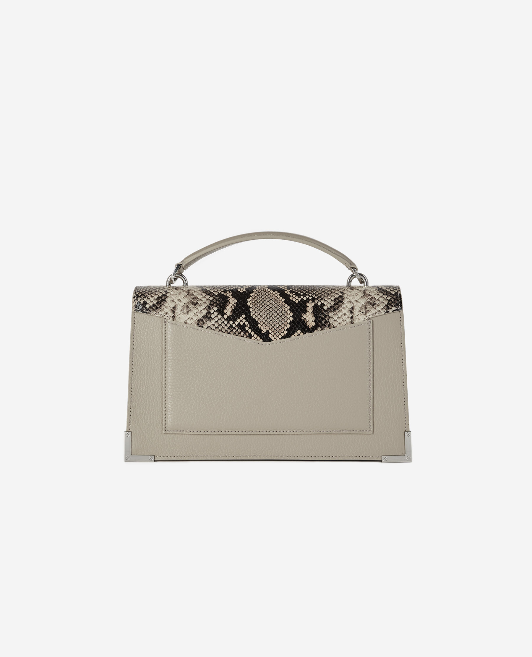 Beige snake sale print bag