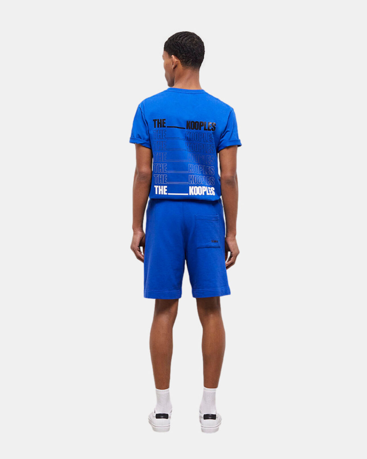 The Kooples HOMME BLUE ELECTRIC short logo the kooples bleu