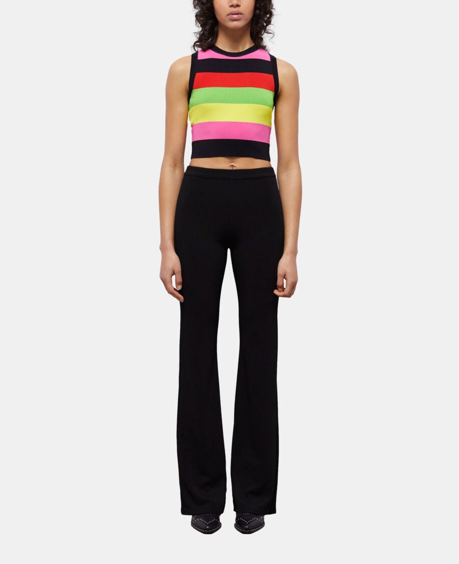 The Kooples MUJER BLACK pantalón campana negro