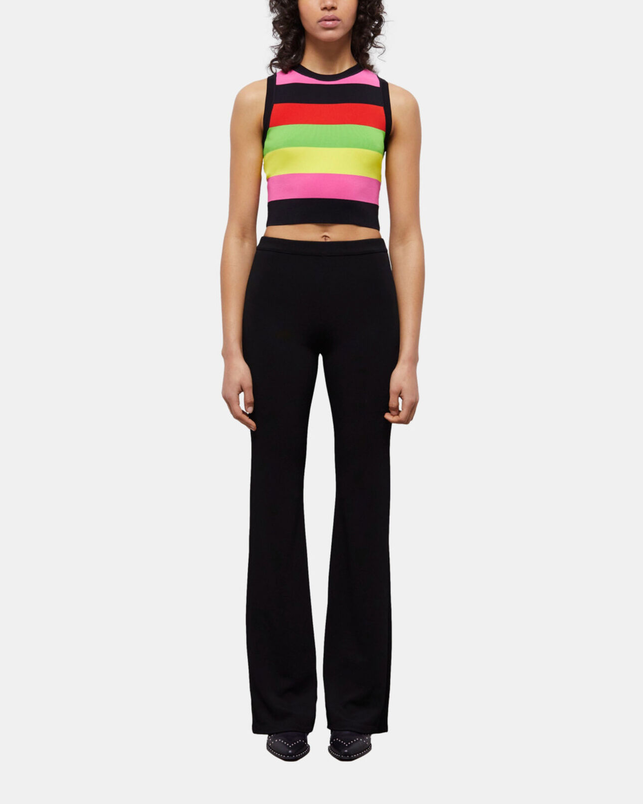 The Kooples WOMEN BLACK flared black pants