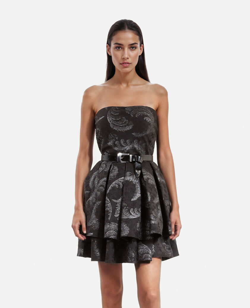 The Kooples FEMME BLACK ceinture fine en cuir noire