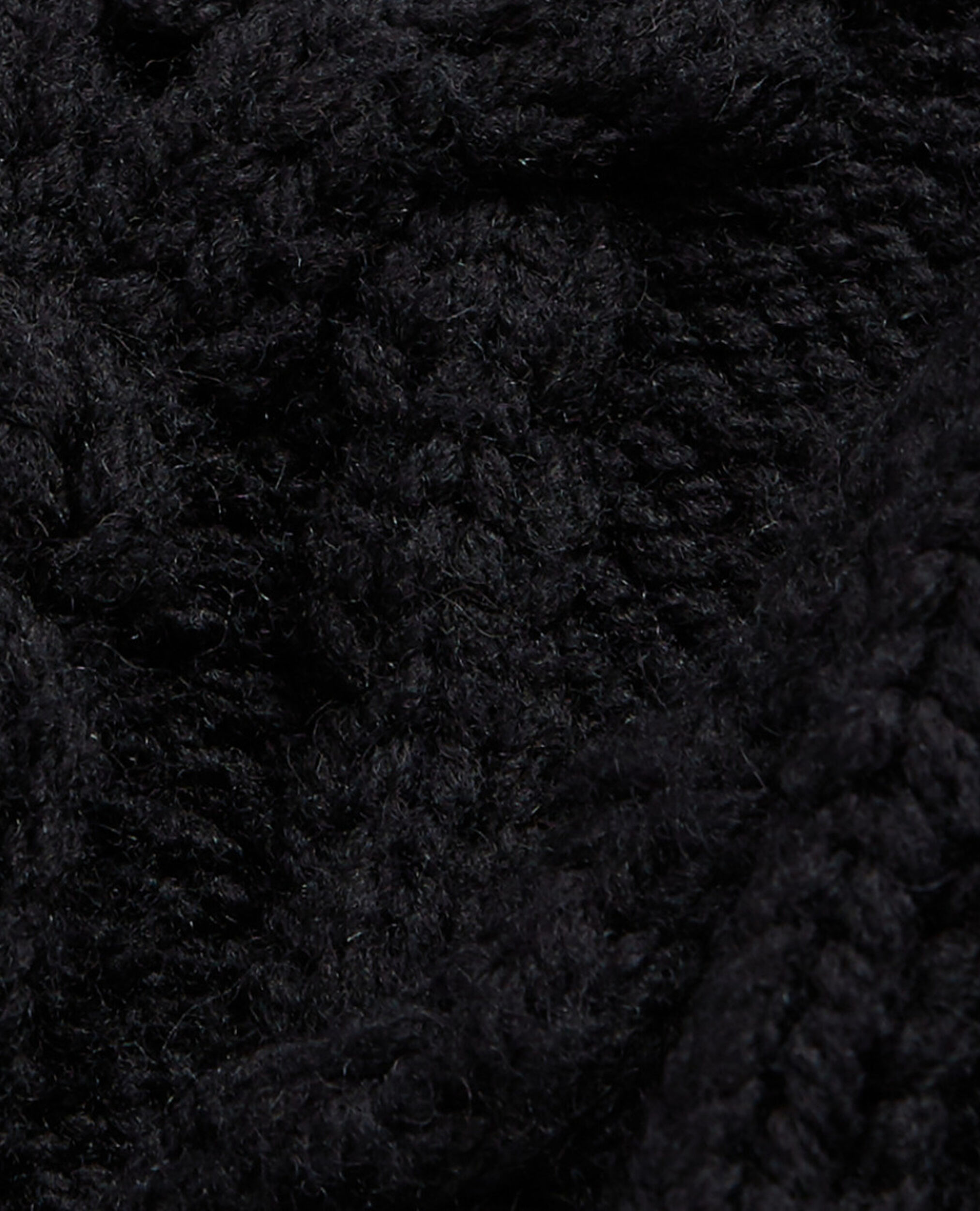 Black wool sweater, BLACK, hi-res image number null