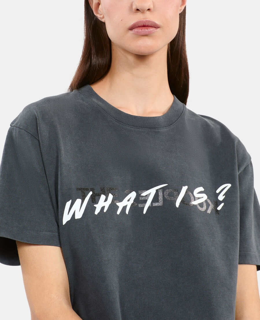The Kooples F BLACK WASHED black what is t-shirt