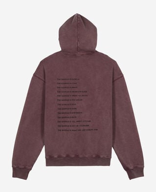 The Kooples HOMME FIGUE sweatshirt à capuche what is bordeaux