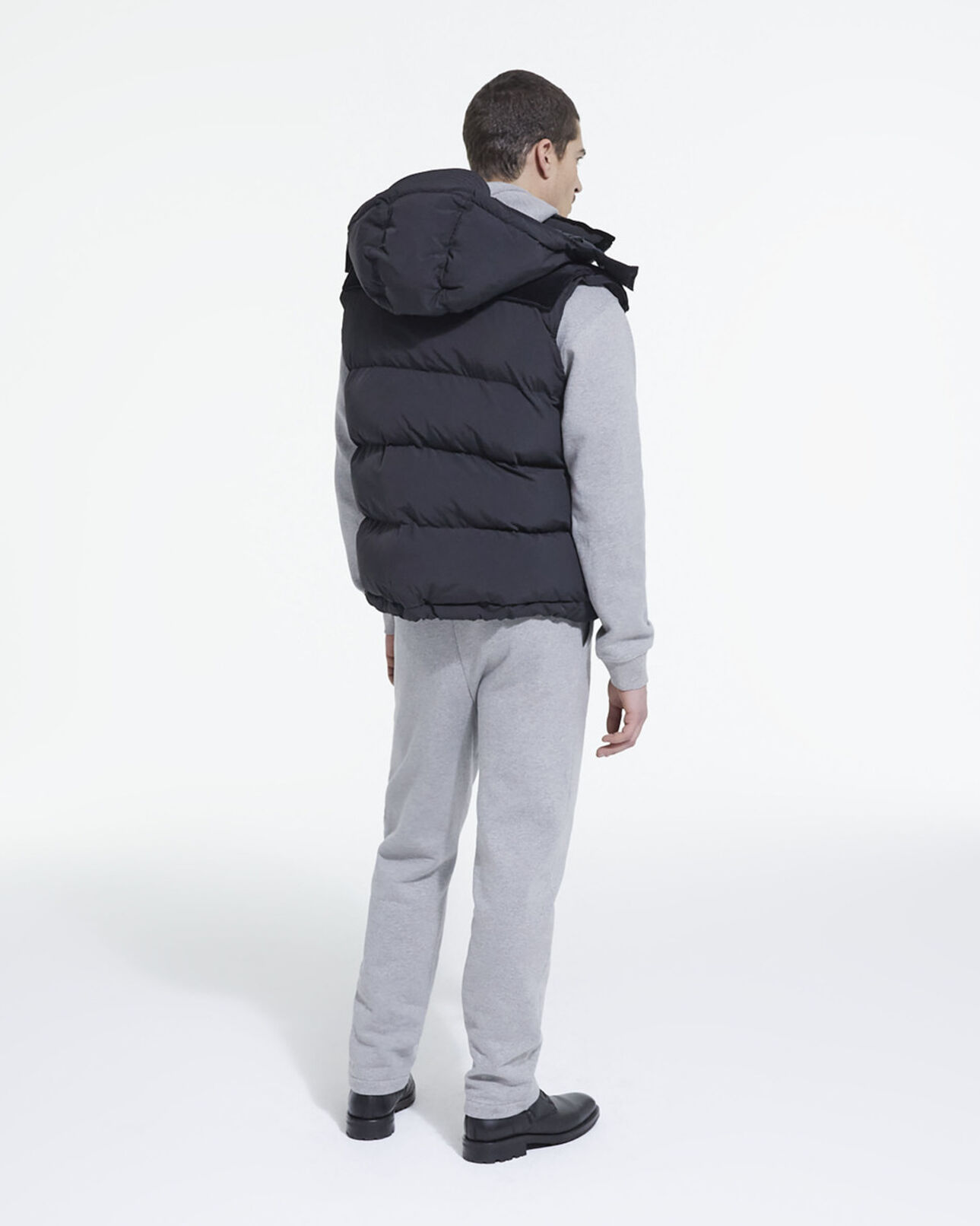 The Kooples HOMME BLACK doudoune sans manches noire