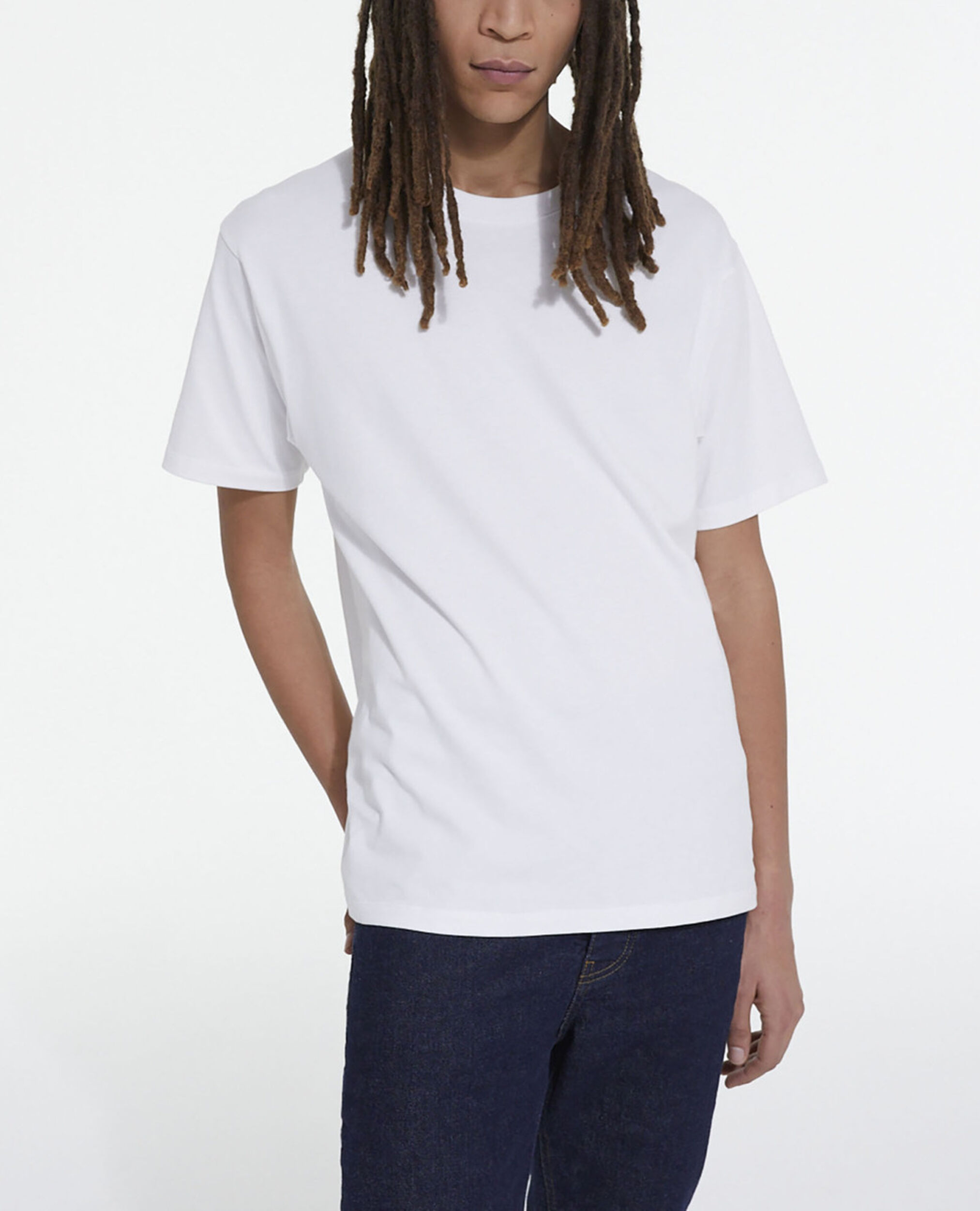 Weißes T-Shirt mit Logo #nokooplesnofuture, SNOW WHITE, hi-res image number null