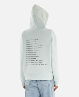 The Kooples WOMEN BABY BLUE what is hoodie light blue