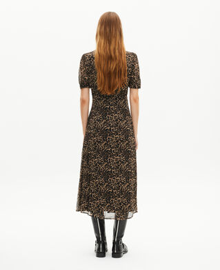 The Kooples FEMME LEOPARD robe longue léopard