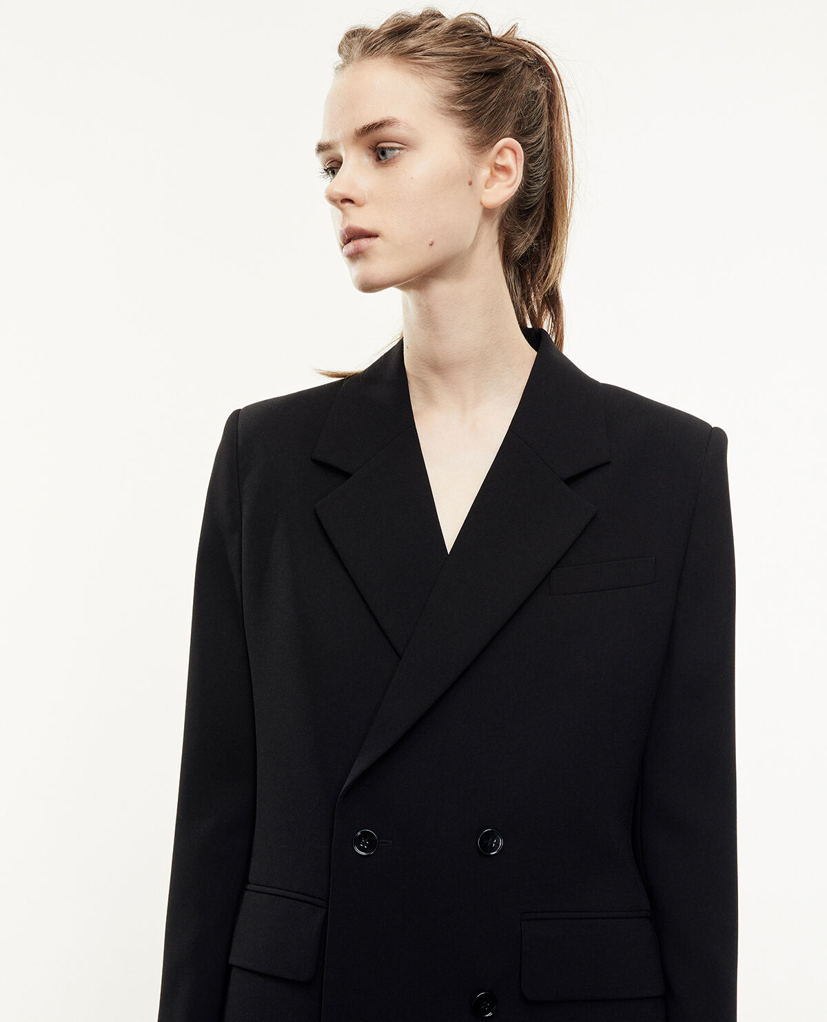 Black sales crepe jacket