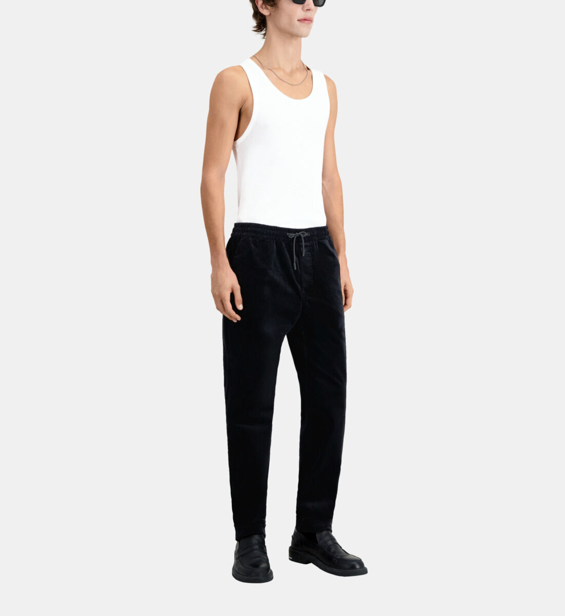 Black corduroys cheap