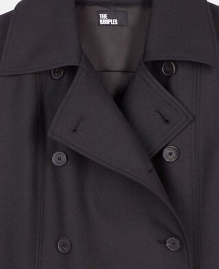 The Kooples FEMME BLACK robe tailleur courte noire