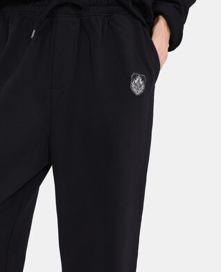 The Kooples HERREN BLACK schwarze jogginghose mit wappen