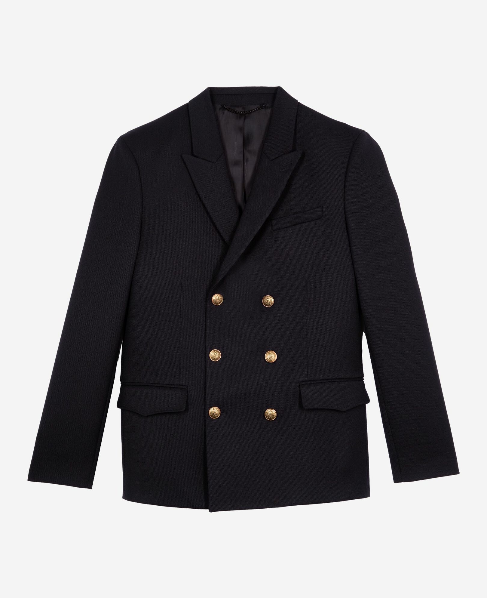 The Kooples MEN DARK NAVY navy blue wool jacket