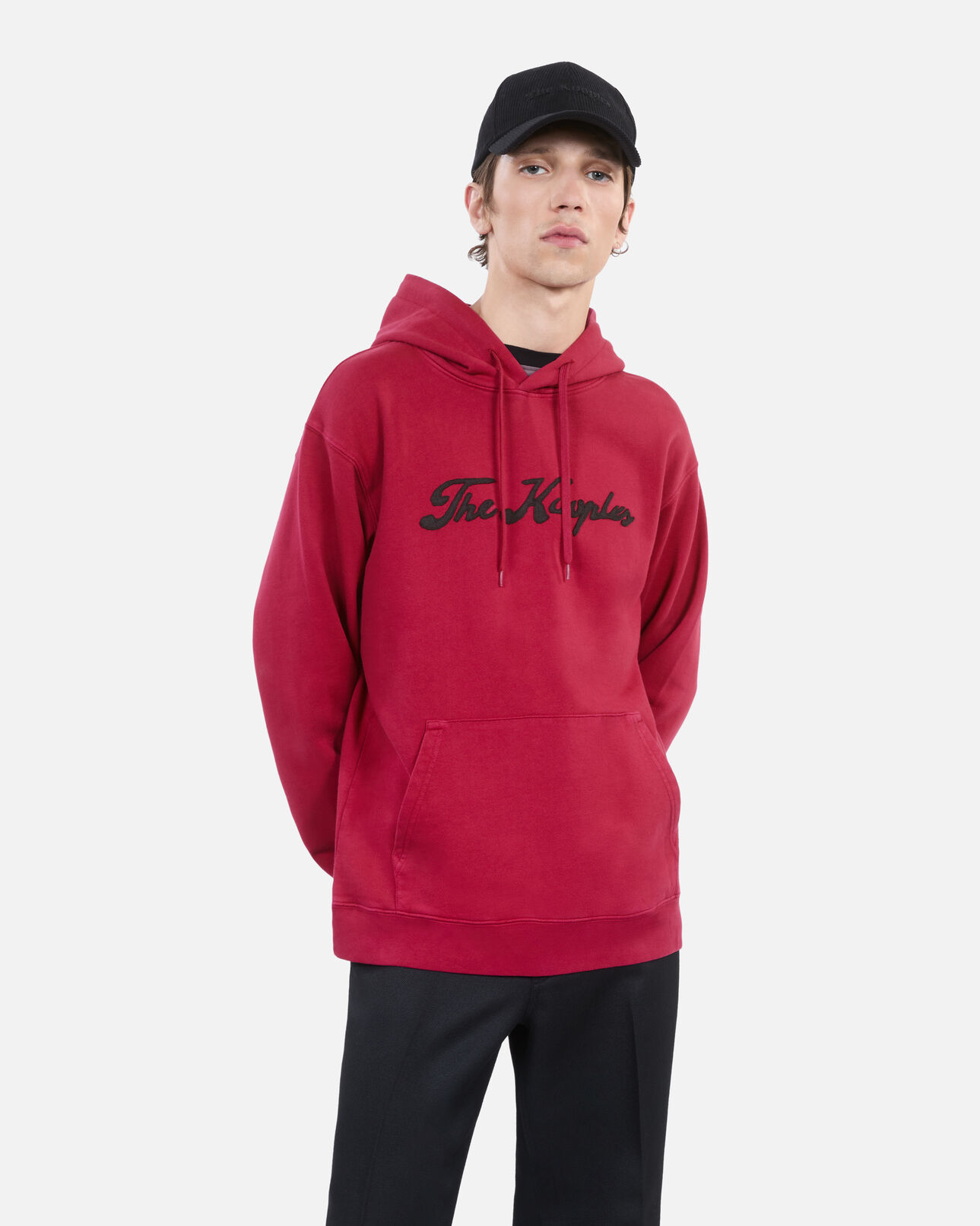 The Kooples MEN BLOOD red logo hoodie