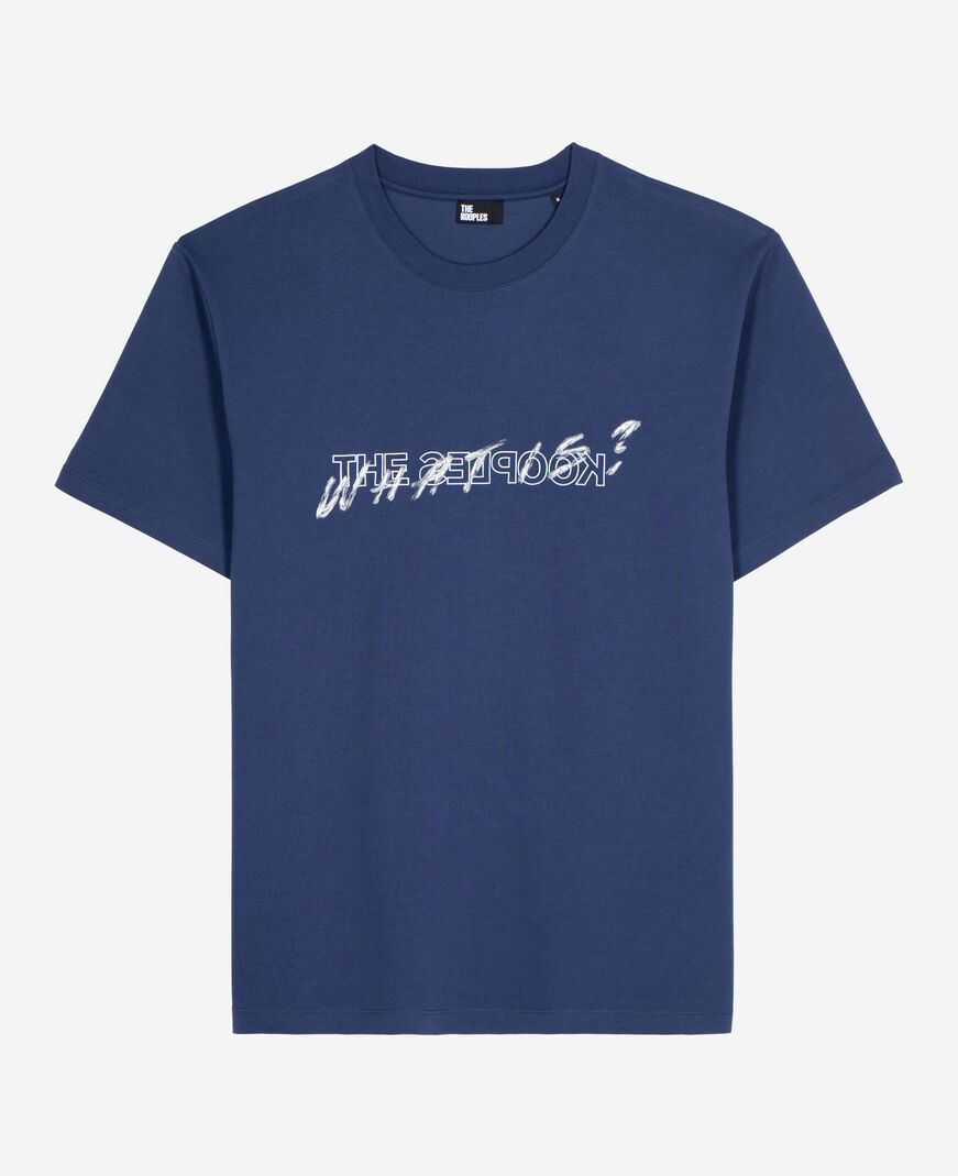 The Kooples MEN DARK NAVY what is navy blue t-shirt