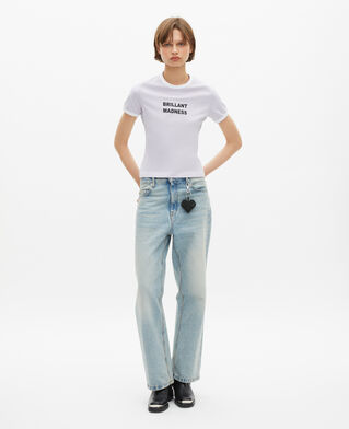 The Kooples WOMEN LIGHT PURPLE t-shirt with lilac screen print