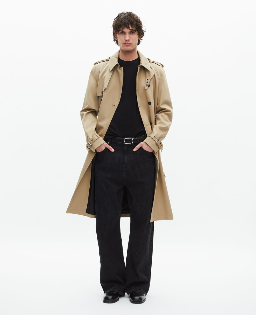 The Kooples HOMME BEIGE trench long beige