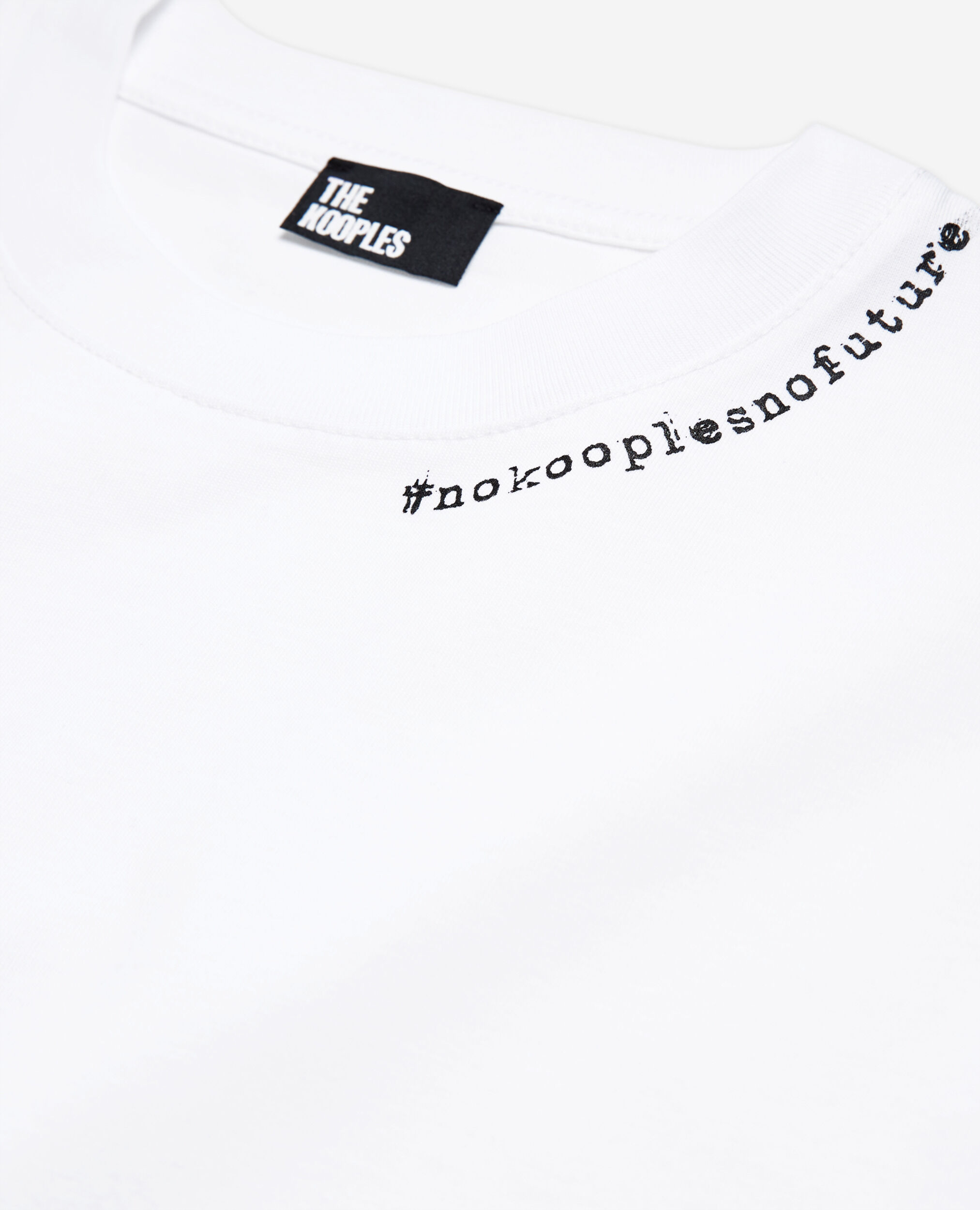 T-shirt logo blanc, SNOW WHITE, hi-res image number null