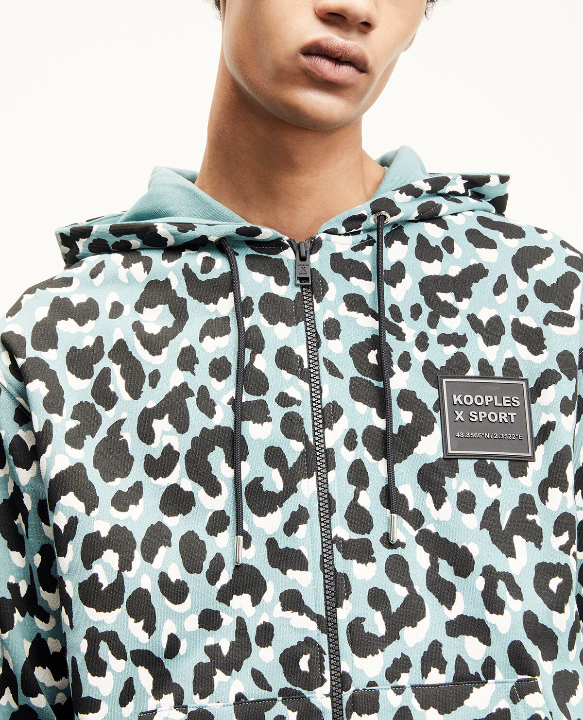 Leopard hoodie hotsell mens