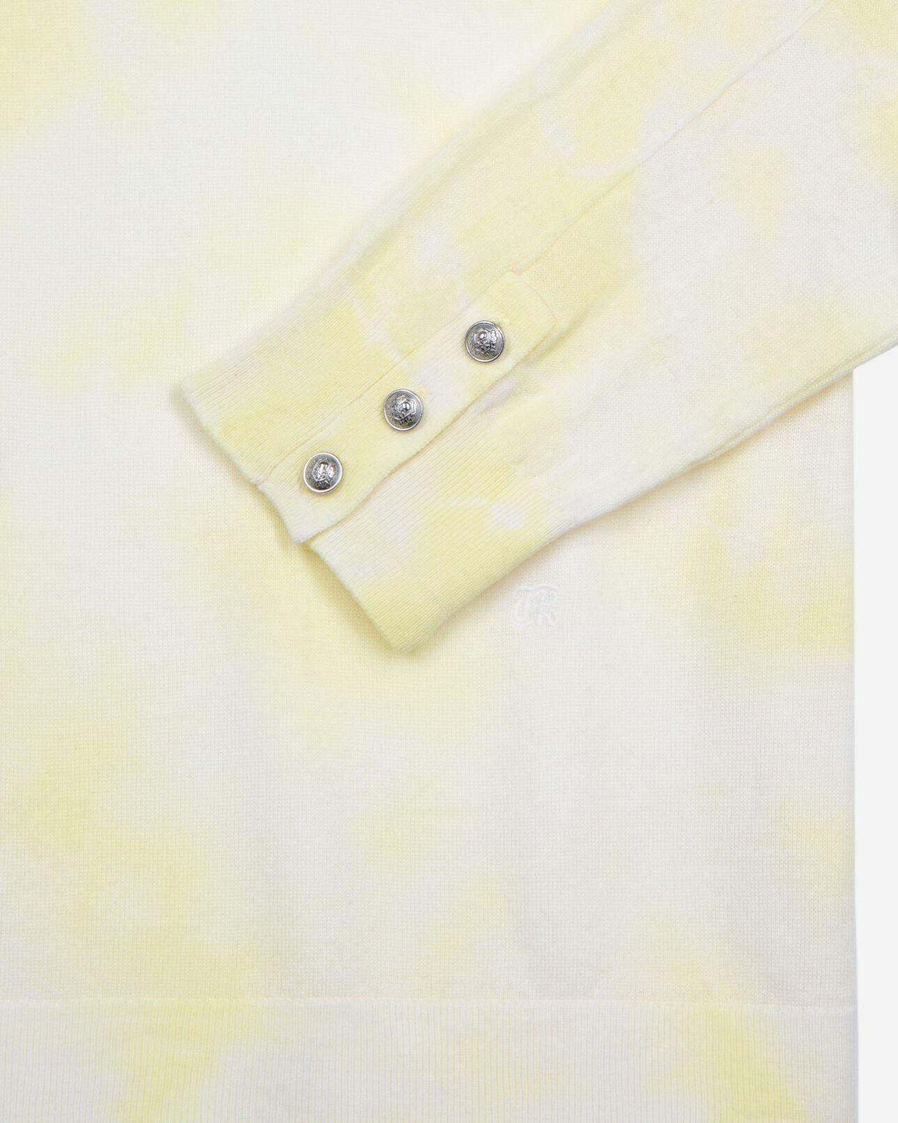 The Kooples HOMBRE YELLOW - ECRU jersey lana merina tie and dye amarillo